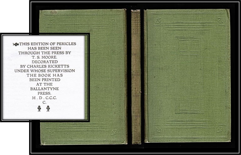Item #014276 [Vale Press] Pericles Prince of Tyre. William Shakespeare.