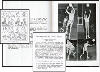 Item #014354 Good Ball Handling - Key to Modern Volleyball. J. Edmund Welch, Instructor Emery...