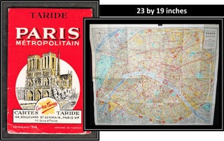 Item #014368 [Map of Paris] Taride Paris Metropolitain c1965. Unknown