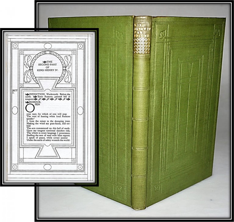 Item #014370 [Vale Press] King Henry IV The Second Part. William Shakespeare.