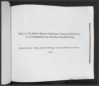 [Exhibition Catalogue] The Eighth Helen Warren DeGolyer Exhibition and Competition for American Bookbinding.