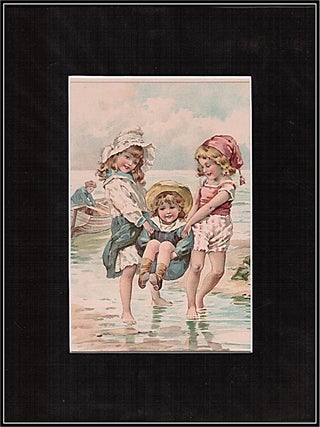 'If All The Seas Were One Sea'. Color Lithograph c1880