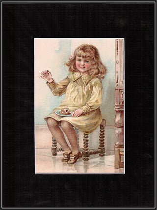 'Little Jack Horner' . Color Lithograph c1880