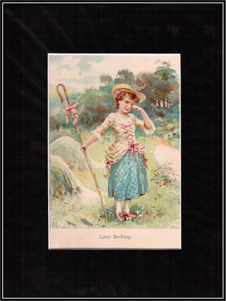 'Little Bo Peep' Color Lithograph c1880