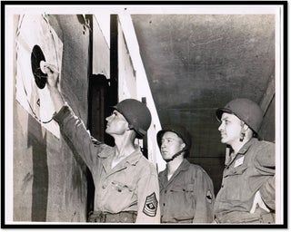 Four 10 by 8-inch US Military Photos. World War II Era