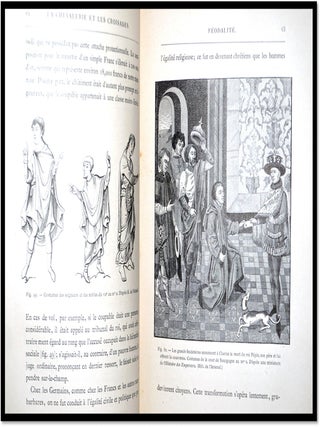 L'Ancienne France | La Chevalerie et les Croisades. Féodalité - Blason - Ordres Militaires. Ouvrage Illustré de 214 gravures et d une chromolithographie d après les grands ouvrages de Paul Lacroix sur le Moyen-Âge et la Renaissance.