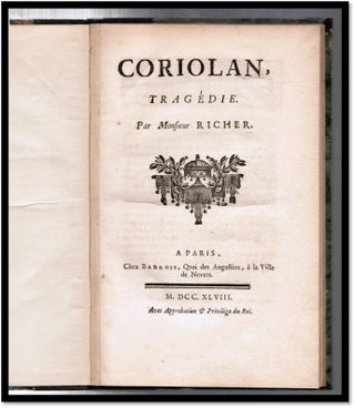 Coriolan Tragedie