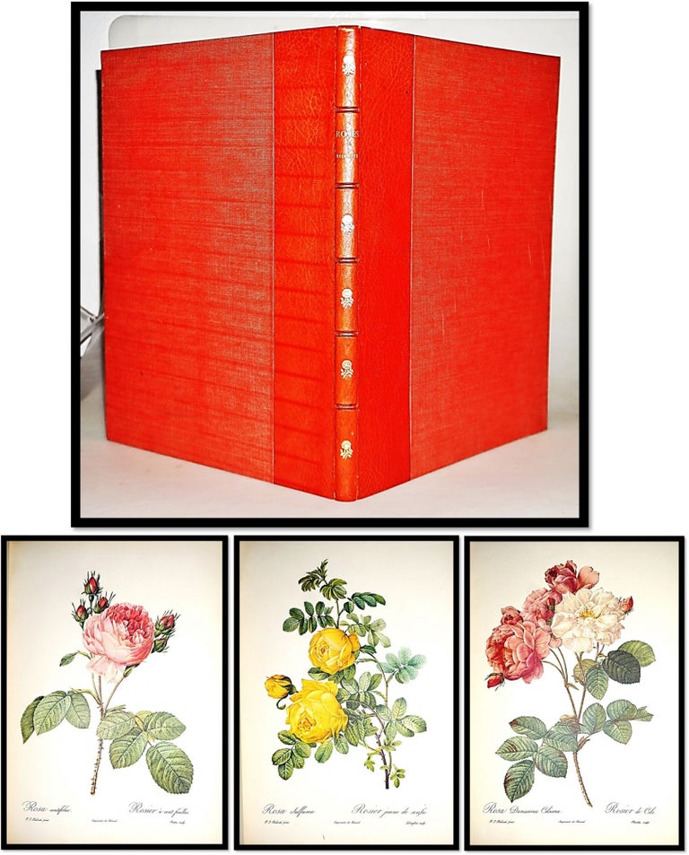 Botanical Art] Roses & Roses 2 [Two Volumes bound as One. Pierre J. Redoute, Edited and selected.