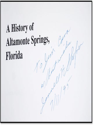 A History of Altamonte Springs, Florida