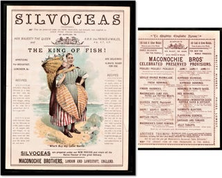 Item #015111 [19th Century Handbill] Silvoceas The King of Fish. Maconochie Brothers