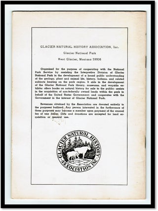 101 Wildflowers of Glacier National Park Printed in cooperation with the National Park Service