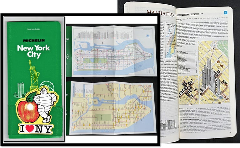 Item #015230 Michelin Travel Publications New York City with I Love NY Wrapper and Laid-in Subway Map. Michelin Travel Publications.