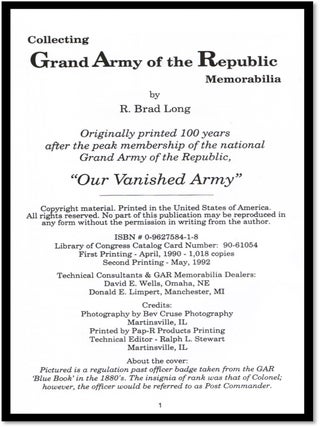 Collecting Grand Army of the Republic Memorabilia