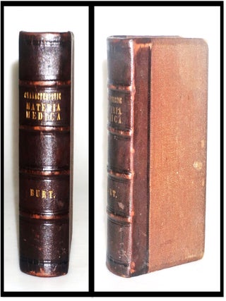 Item #15627 Characteristic Materia Medica. Multum in Parvo. W. H. Burt