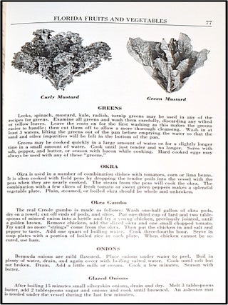 Florida Fruits and Vegetables in the Family Menu Bulletin No. 46