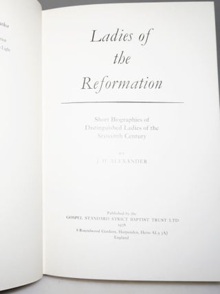 Ladies of the Reformation
