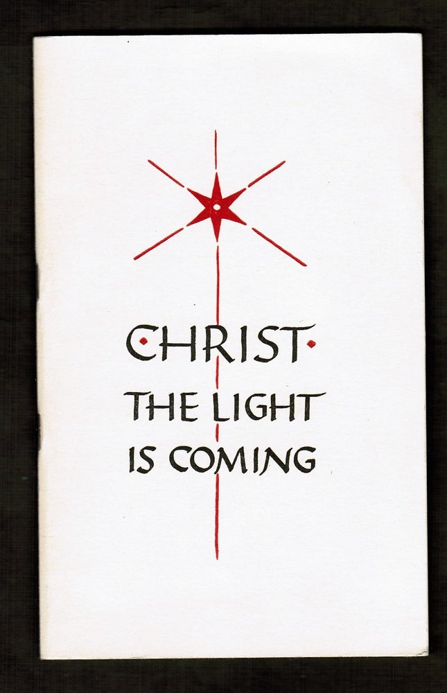 Item #15999 Christ the Light is Coming [Advent]. Monks of Conception Abbey.