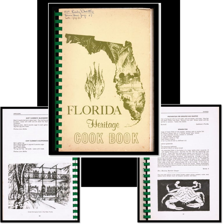 Item #16006 Florida Heritage Cookbook. Women of the Florida Symphony Society.