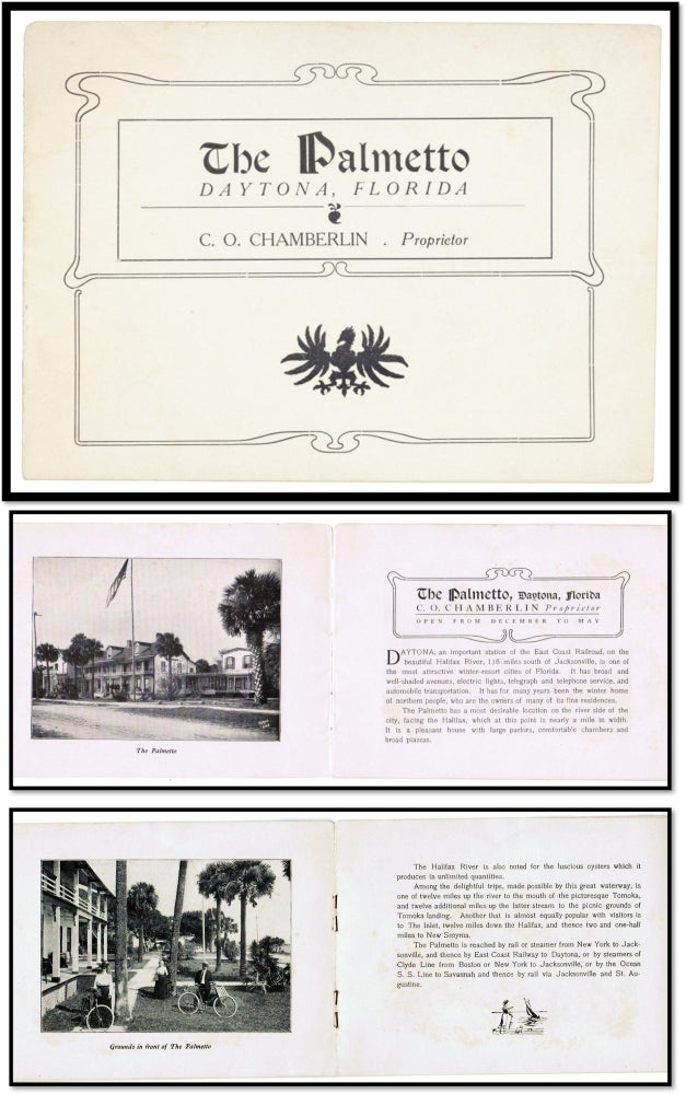 Item #16035 [Travel Brochure] The Palmetto House [Hotel], Daytona, Florida c1905. C. O. Chamberlin, Proprietor.