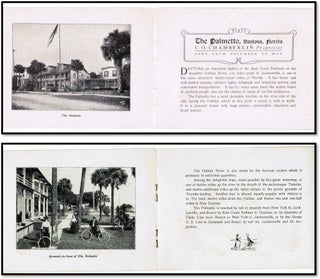 [Travel Brochure] The Palmetto House [Hotel], Daytona, Florida c1905