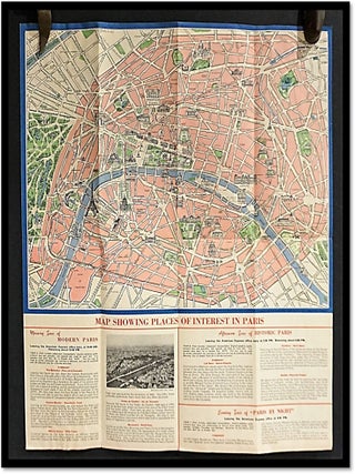 Sightseeing Tours Around Paris – American Express - Map of Paris 1950s