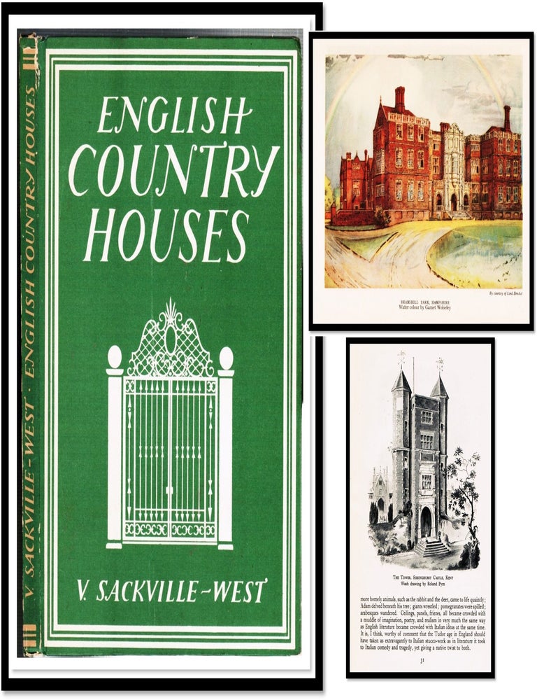 Item #16205 English Country Houses. V. Sackville-West.