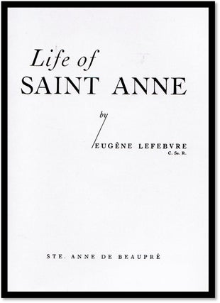 Life of Saint Anne
