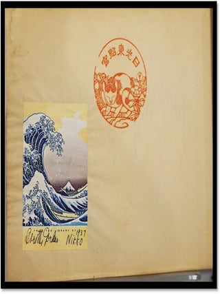 Album of Nikko National Park, Japan with 33 Color Tissue-guarded Captioned Photographs c1937