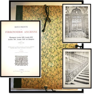 Item #16380 Documents de Ferronnerie Ancienne Epoques Louis XIII, Louis XIV, Louis XV, Louis XVI...
