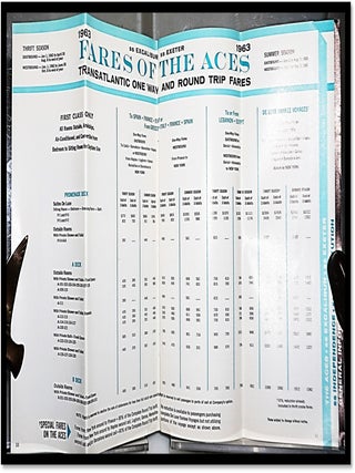 American Export Lines and its Isbrandtsen Steamship Company Fares and General Information via the Sunlane