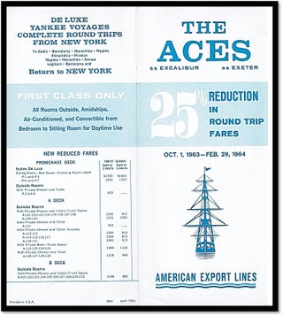 American Export Lines and its Isbrandtsen Steamship Company Fares and General Information via the Sunlane