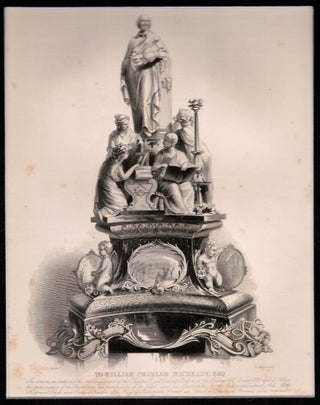 Item #16413 Steel Engraving Featuring Decorative Item Displayed at the Great Exhibition of 1851