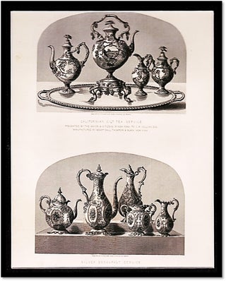 Item #16416 Steel Engraving Featuring Decorative Item Displayed at the Great Exhibition of 1851....