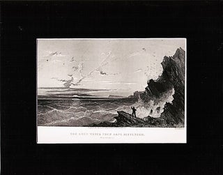 Steel Engraving 'The Open Water From Ape Jefferson'. c1856 from Elisha Kent Kane's Explorations in the Tears 1853, 54, 55 Volume 1