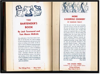 The Bartender's Book: Being a History of Sundry Alcoholic Potations, Libations, and Mixtures together with recipes and tables to make everyman a proficient practitioner of the noble art of mixology
