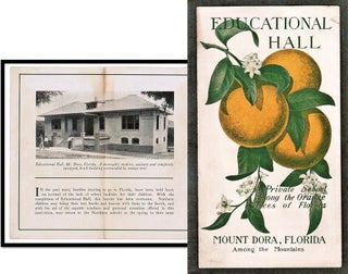 Item #16537 Educational Hall A Private School Among the Orange Trees of Florida. Mount Dora,...