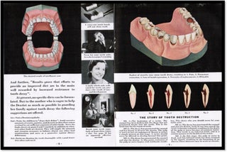 Diet Dentistry Dentifrice Souvenir of the Three “D” Oral Education Exhibit, Chicago World’s Fair, 1933. Century of Progress Exposition