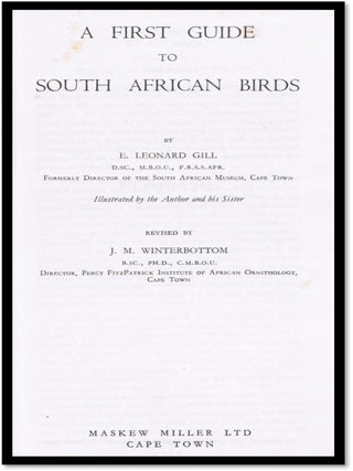 A First Guide to South African Birds