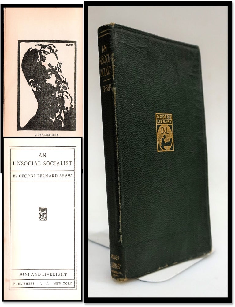 Item #16576 An Unsocial Socialist. George Bernard Shaw.