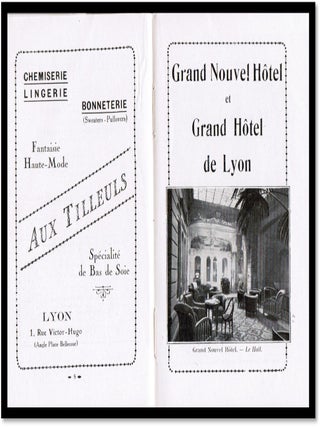 Lyon Guide Book du Grand Hotel et du Grand Novel Hotel Guide de Lyon Touristique et Commercial