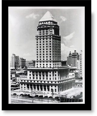 Item #16593 Photograph of Dade County Courthouse, Miami, Florida, ca1930. Photographer: Verne...