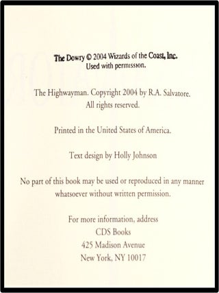 The Highwayman: A Novel of Corona