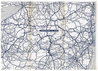 A Map of Motor Routes to Coudersport Ice Mine Coudersport, Pennsylvania