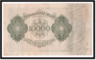 Genuine Historical 1922 Weimar Germany 10000 Reichsbanknote ‘Vampire Bill’