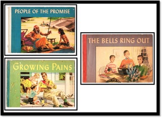 Item #16722 Three Mid-Century Illustrated Christian Children’s Books: The Bells Ring Out;...