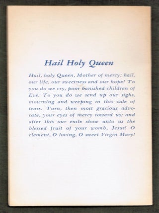 Mission of Our Lady of Mercy. Diamond Anniversary 1887-1962. Commemorative Scapular Medal