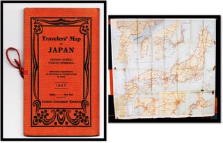 Item #16773 Traveler's Map of Japan, Chosen (Korea), Taiwan (Formosa). With brief descriptions of...