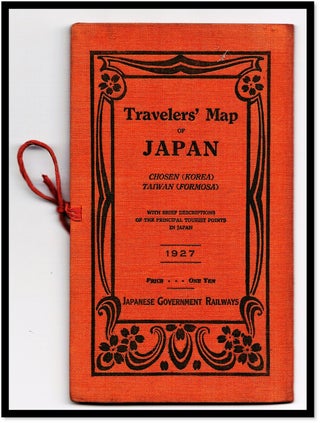 Traveler's Map of Japan, Chosen (Korea), Taiwan (Formosa). With brief descriptions of the principal tourist points in Japan. 1927