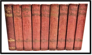 Item #16885 Nine Uniform Elsie Dinsmore Books [#2 - 9]. Martha Finley