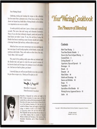 The Warning Cookbook. The Pleasure of Blending [Classic Mid-Century Recipes]